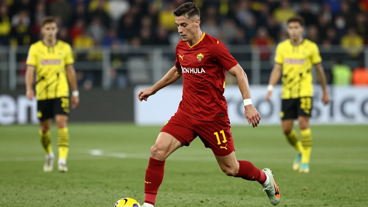 La magia di Dybala a Dortmund: debutto di Molina con la maglia di AS Roma